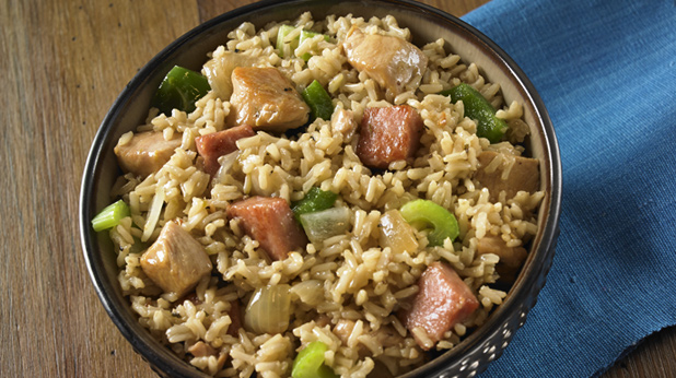 Chicken and Ham Jambalaya