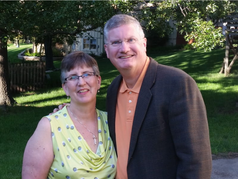 Alice Hinrichs with husband, Kurt. (Photo courtesy of Hinrich family)