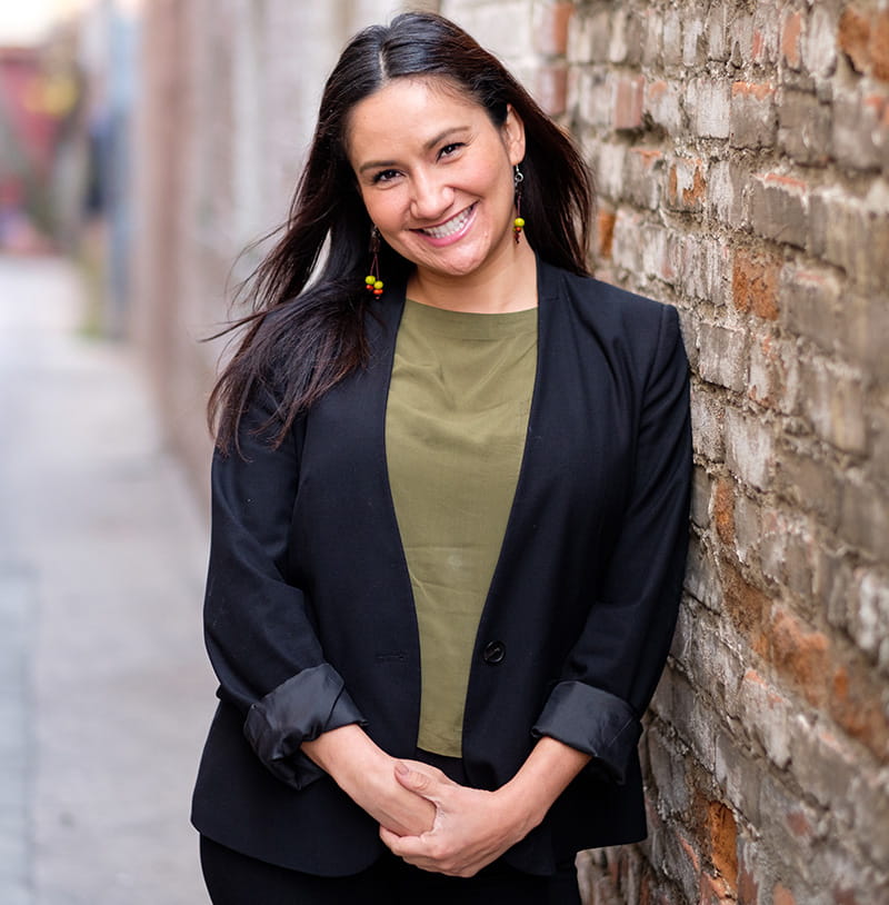 Alba Velasquez, Director of Healthy Neighborhood Market Network, helps small markets like Lupita's with comprehensive business development. (Photo by Rudy Espinoza)