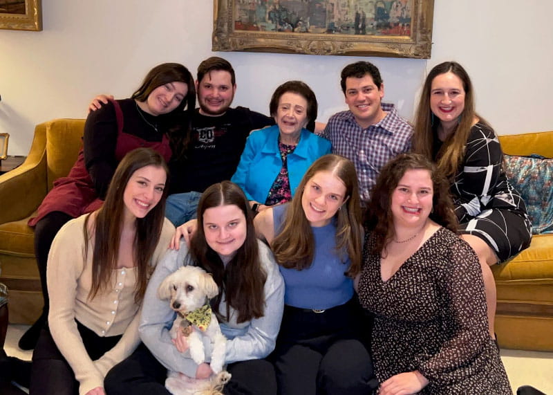 Dr. Nanette Wenger with her grandchildren last Thanksgiving. (Photo courtesy of Dr. Nanette Wenger)