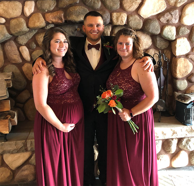 Jacob York (center) with his sister, Gabby Yuraitis and mom, Christy York. (Photo courtesy of Jacob York)