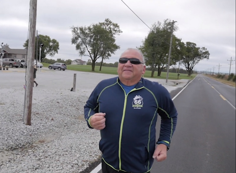 Bobby Ballard walked a 5K only five weeks after having triple-bypass surgery. Since then, he has gotten into shape by running marathons and closely monitoring his diet. (American Heart Association)