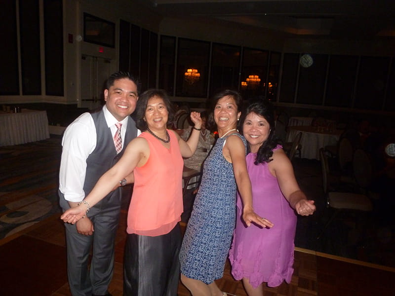 Nancy with her siblings, from left: Trey Gopez, Nanette Gopez, Noreen McElroy and Nancy. (Photo courtesy of Nancy Gopez)