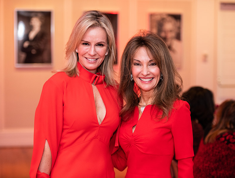 Dr. Jen Ashton and Susan Lucci at a 2020 AHA event. (American Heart Association)