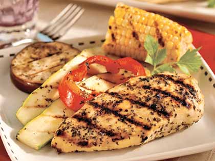 Grilled Chicken with Vegetables