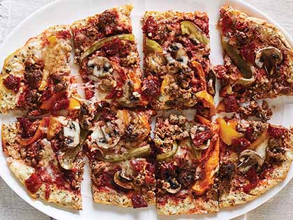 Cauliflower-Crust Pizza