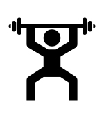 Physical fitness icon