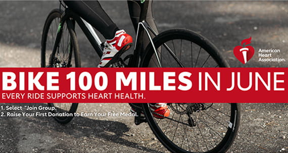 Bike 100 Miles in June Challenge