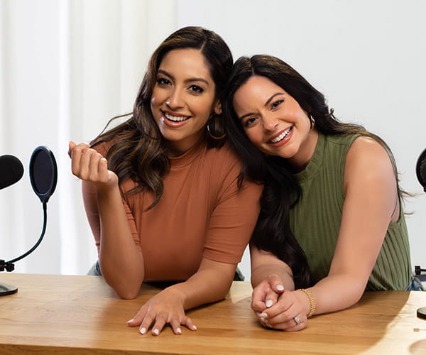Millennial Women Talk podcast hosts, Stephanie and Melissa Carcache