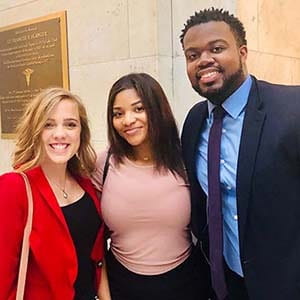 Three underrepresented students from Boston University